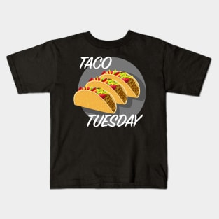 Taco Tuesday Design Kids T-Shirt